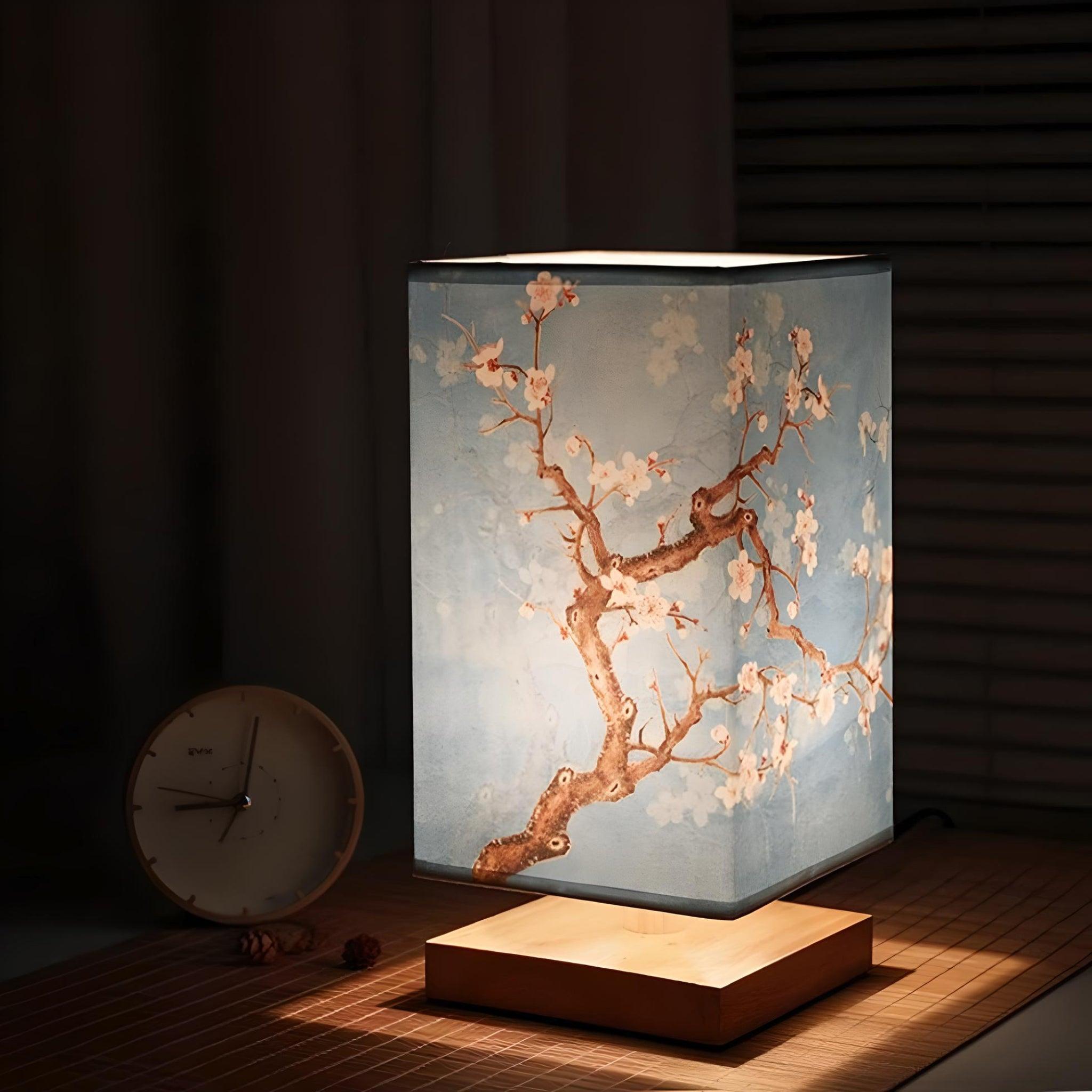 SakuraLight – Dimmable Tischlampe im japanischen Stil