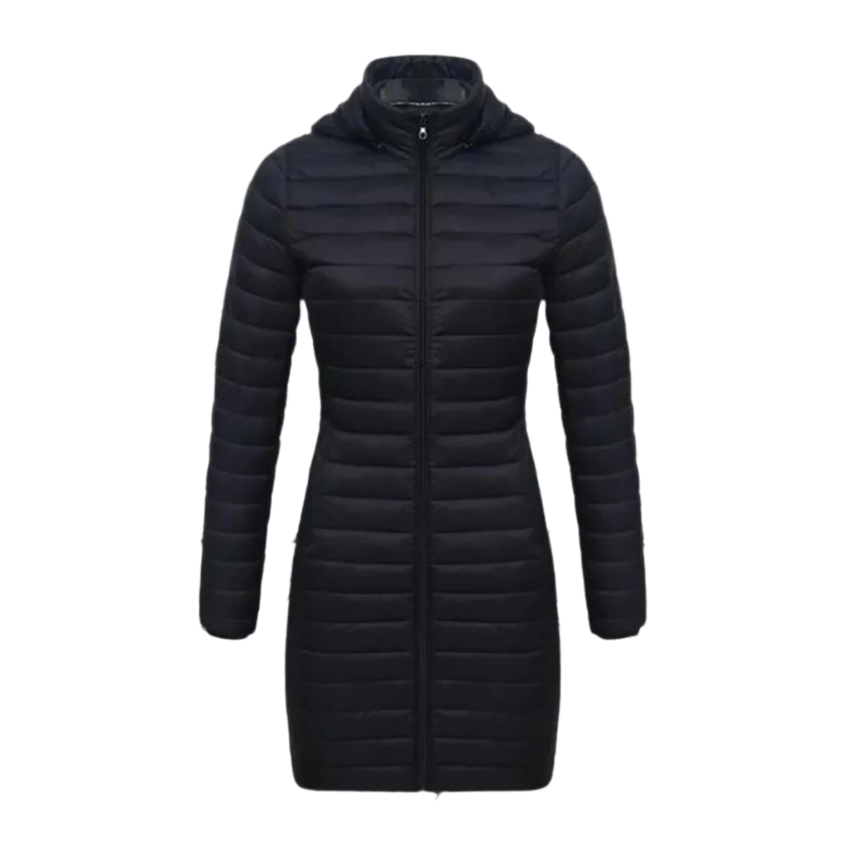 Maja - Ultralet, lang og varm parkajakke med hætte