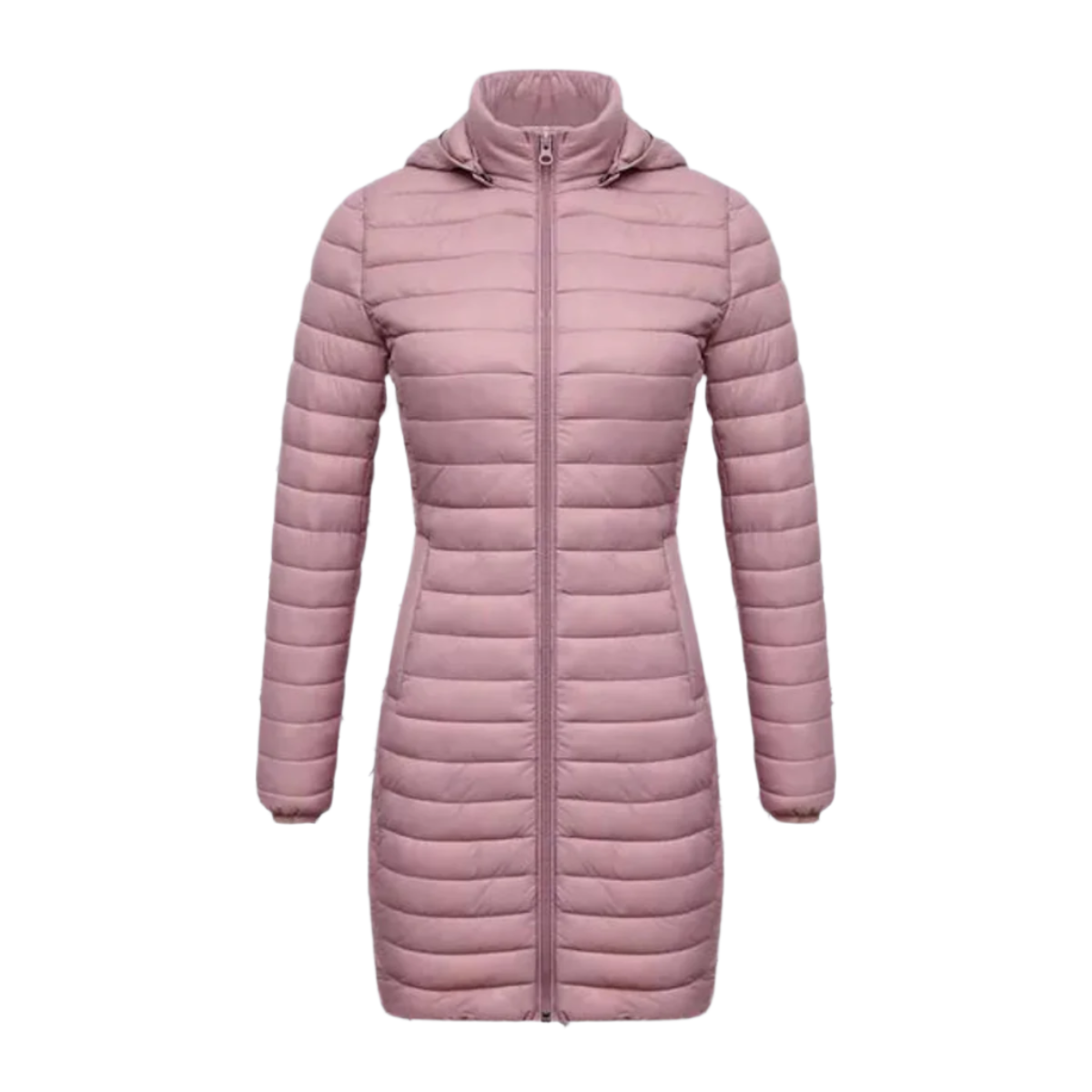 Maja - Ultralet, lang og varm parkajakke med hætte