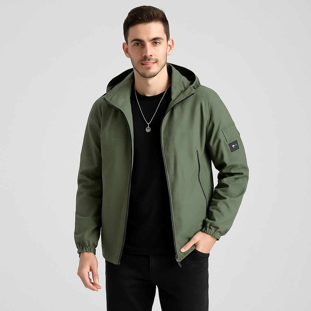 Marco | Utility-Jacke mit Kapuze
