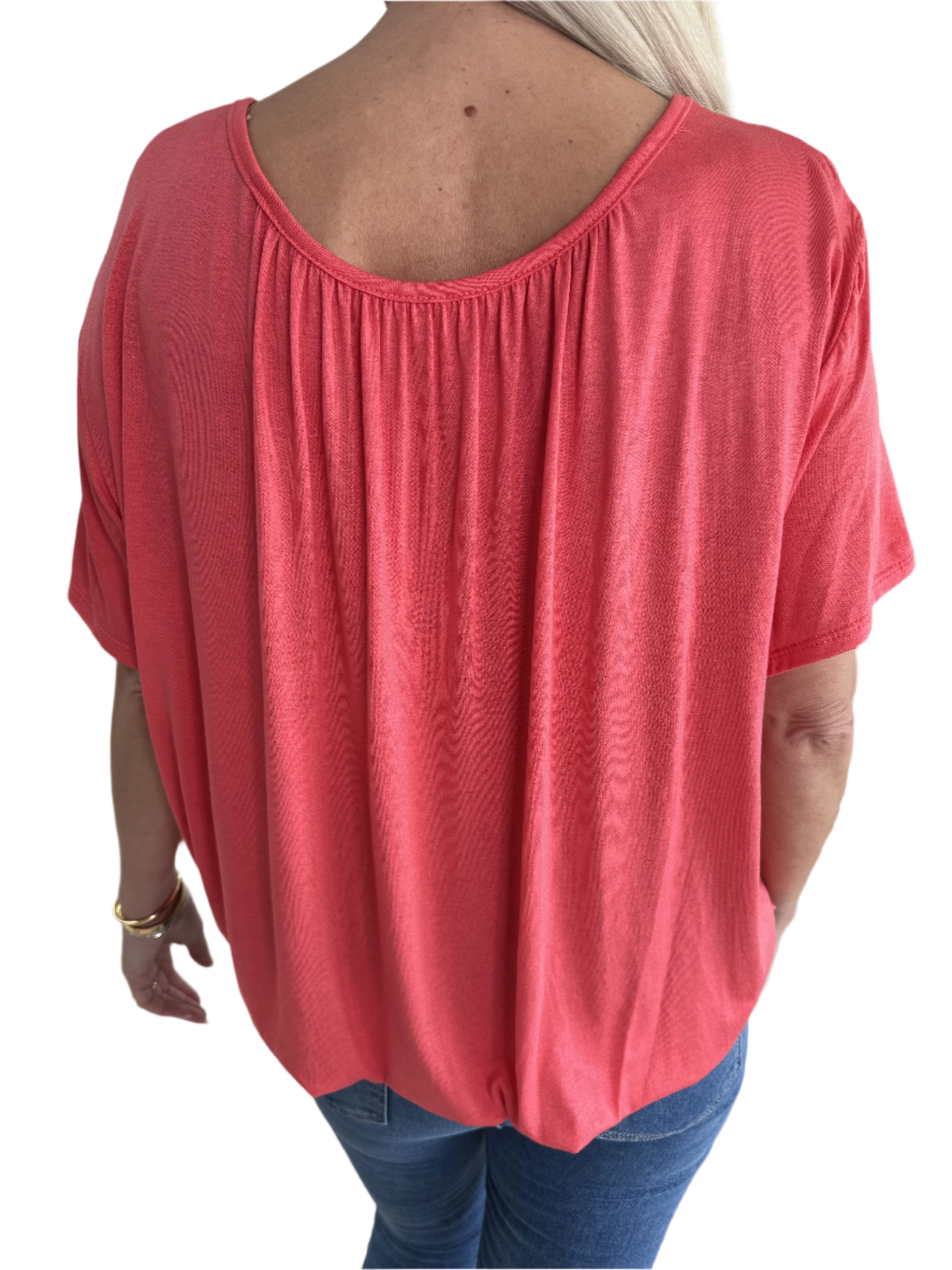 Amalie - Elegante Bluse mit elastischem Bund