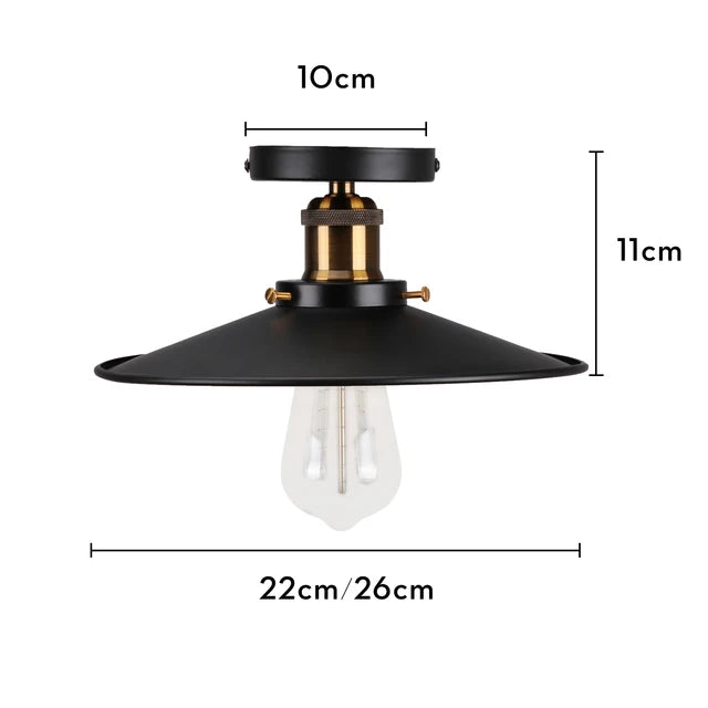 AntiqueBrilliance - Vintage Loftlampe