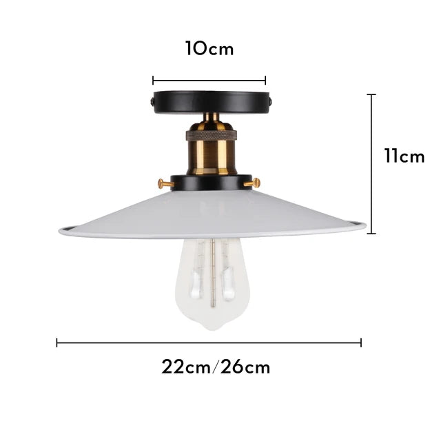 AntiqueBrilliance - Vintage Loftlampe