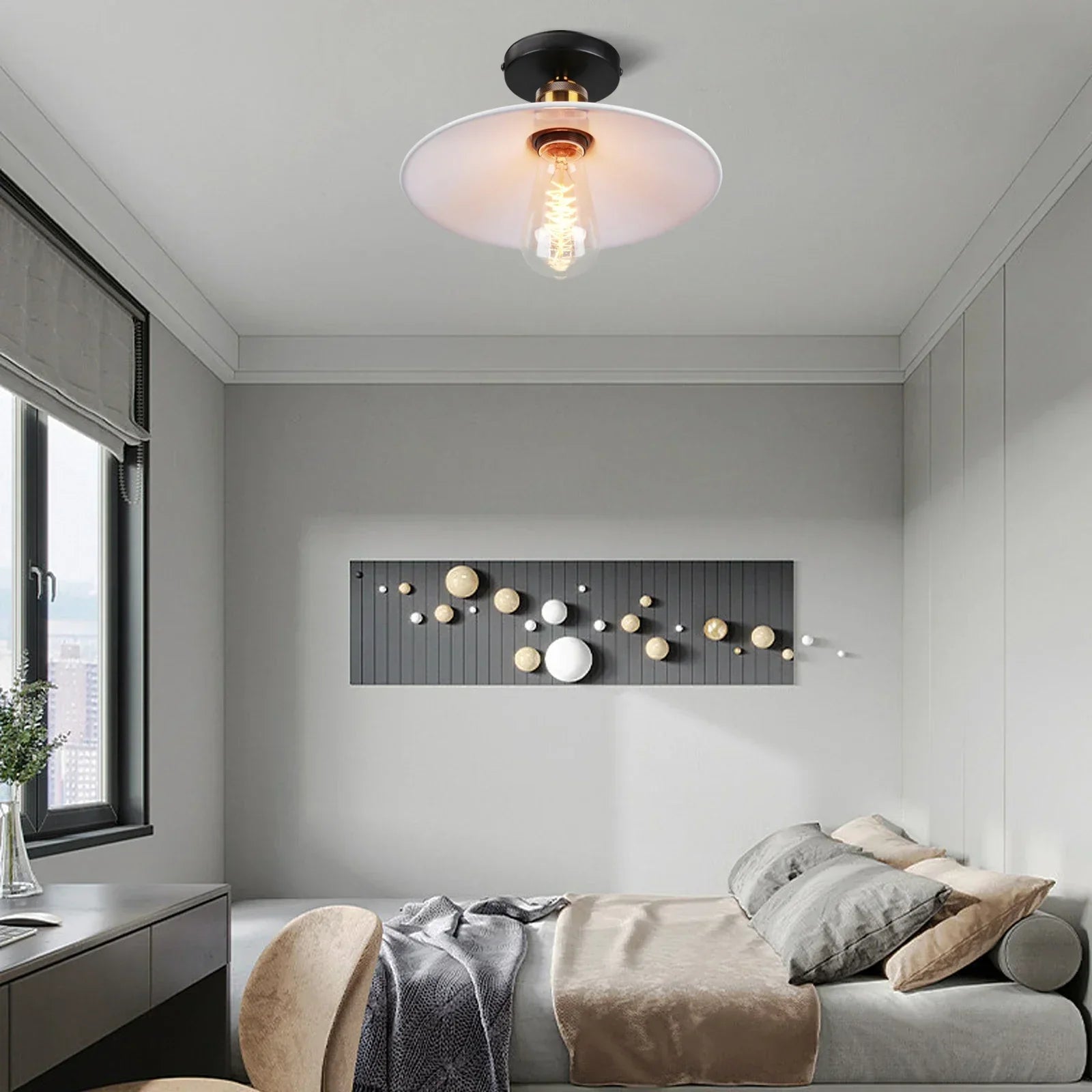 AntiqueBrilliance - Vintage Loftlampe