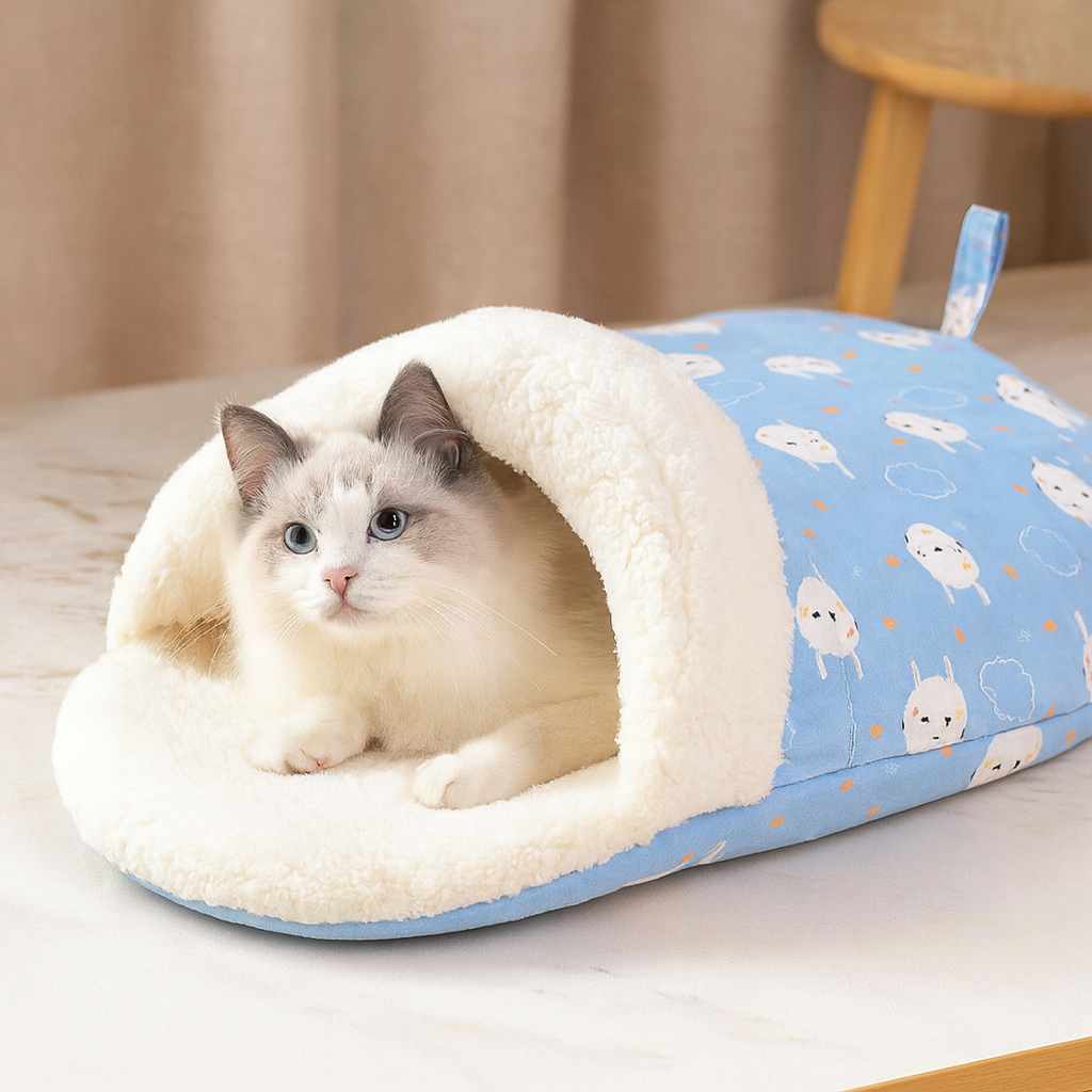 MoonLounge | Plüsch-Katzen-Schlafpod