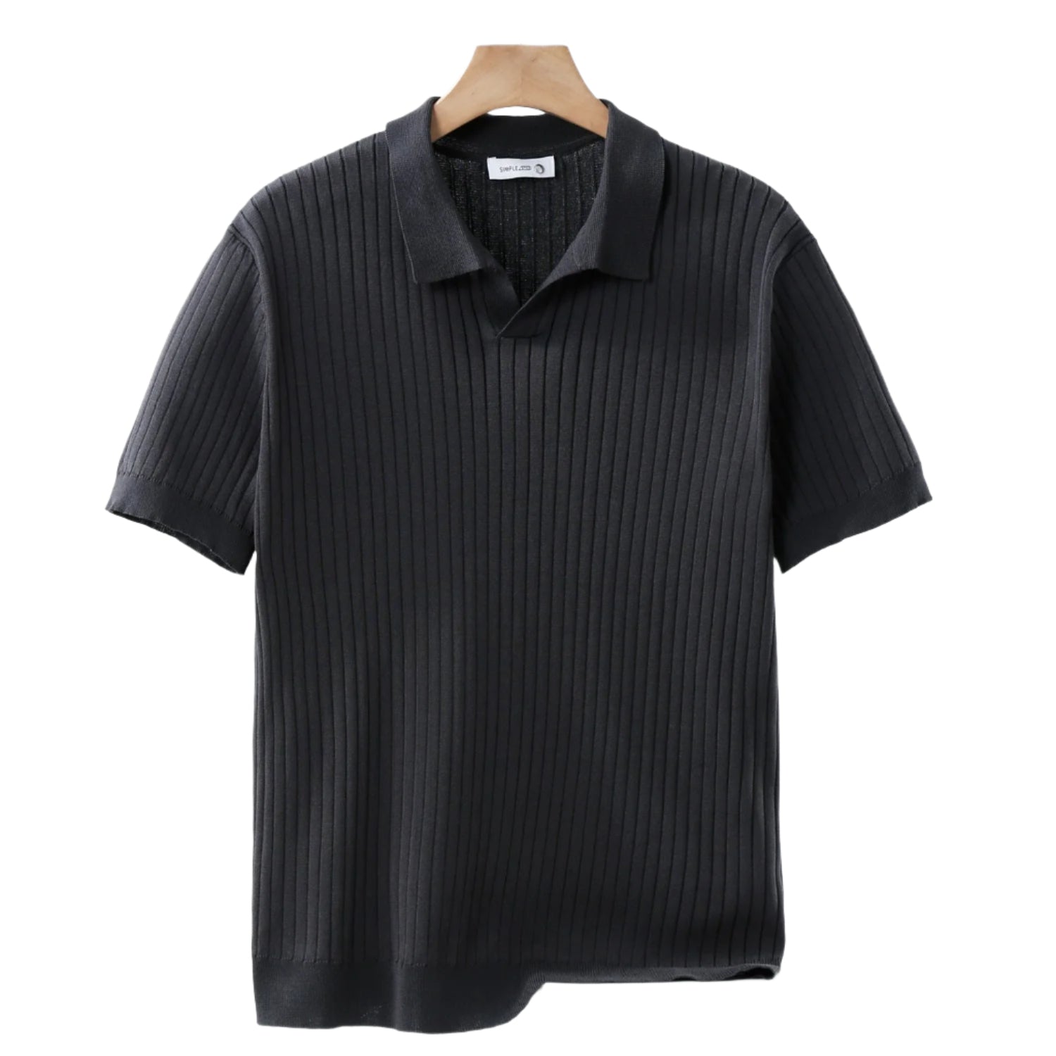 Anton - Strickpolo mit Kragen