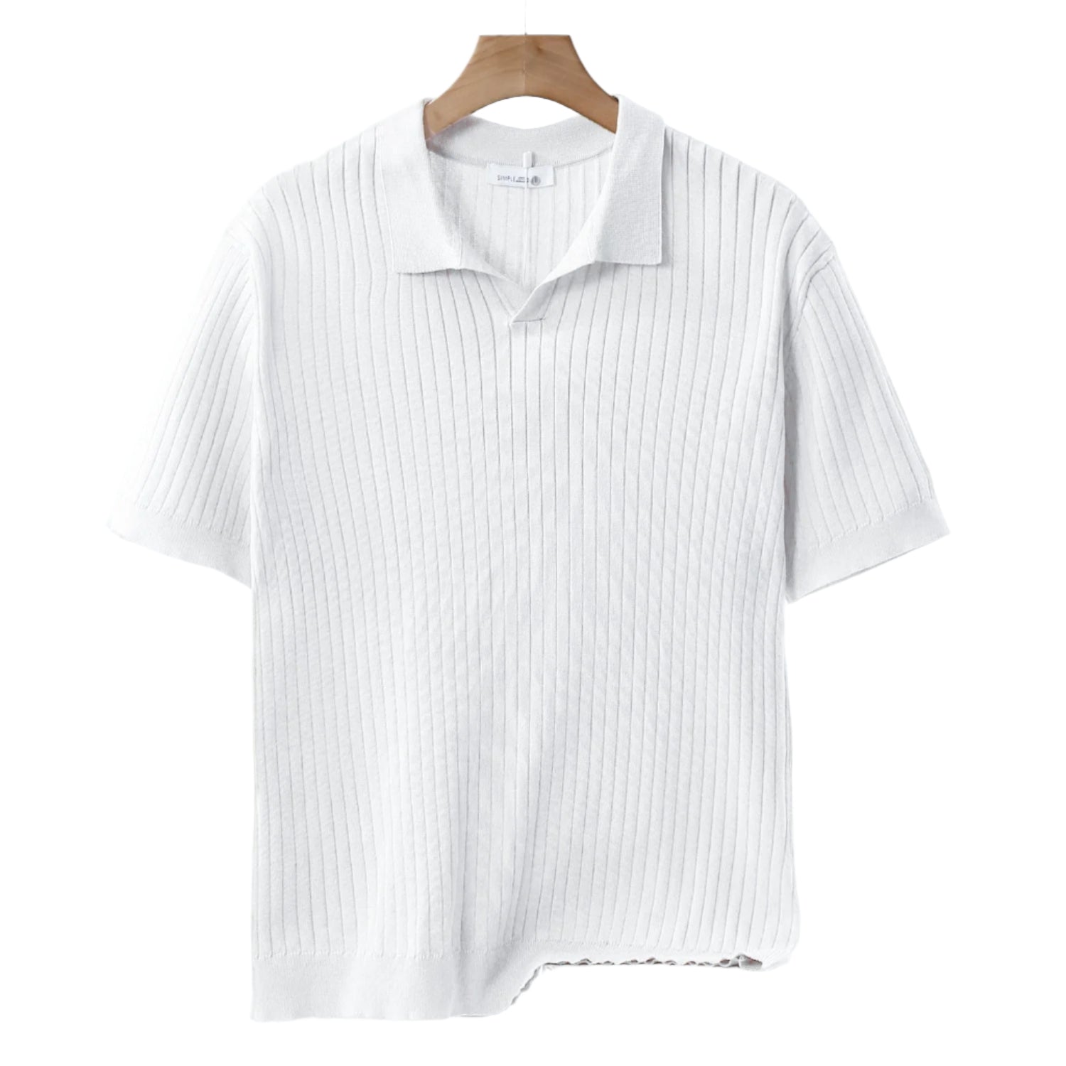 Anton - Strickpolo mit Kragen