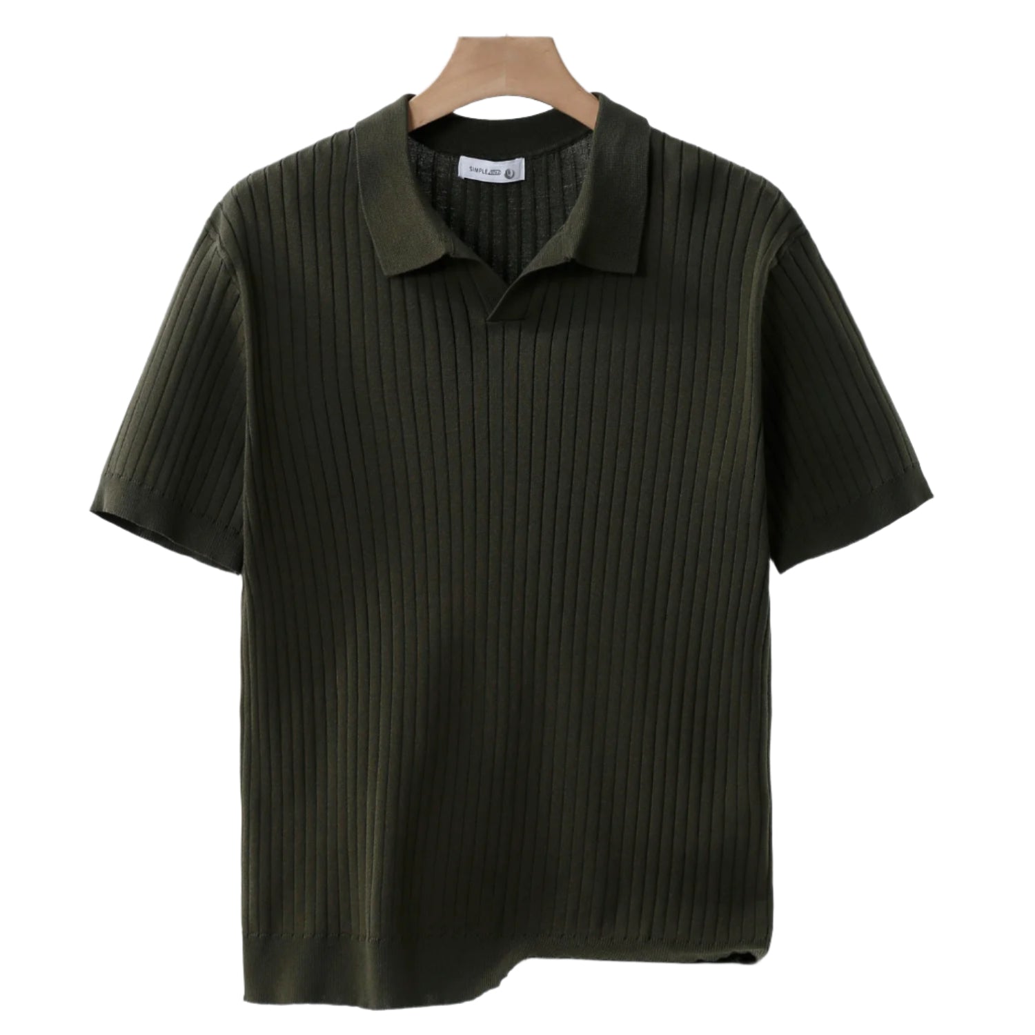 Anton - Strickpolo mit Kragen