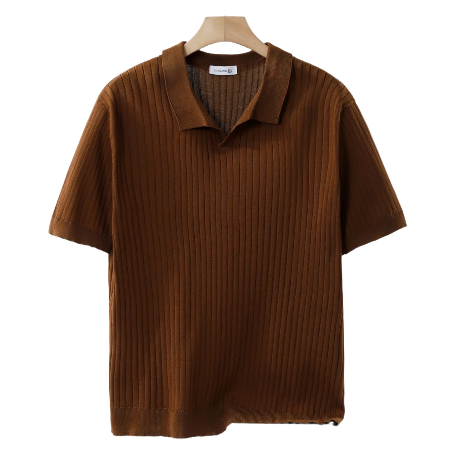 Anton - Strickpolo mit Kragen