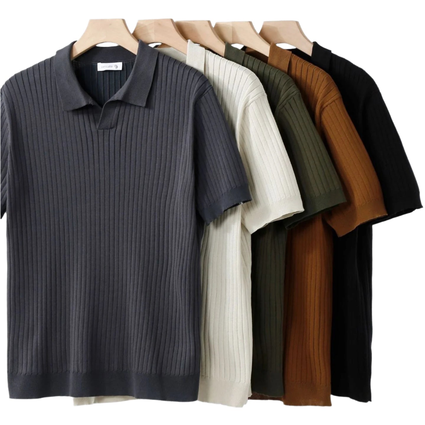 Anton - Strickpolo mit Kragen