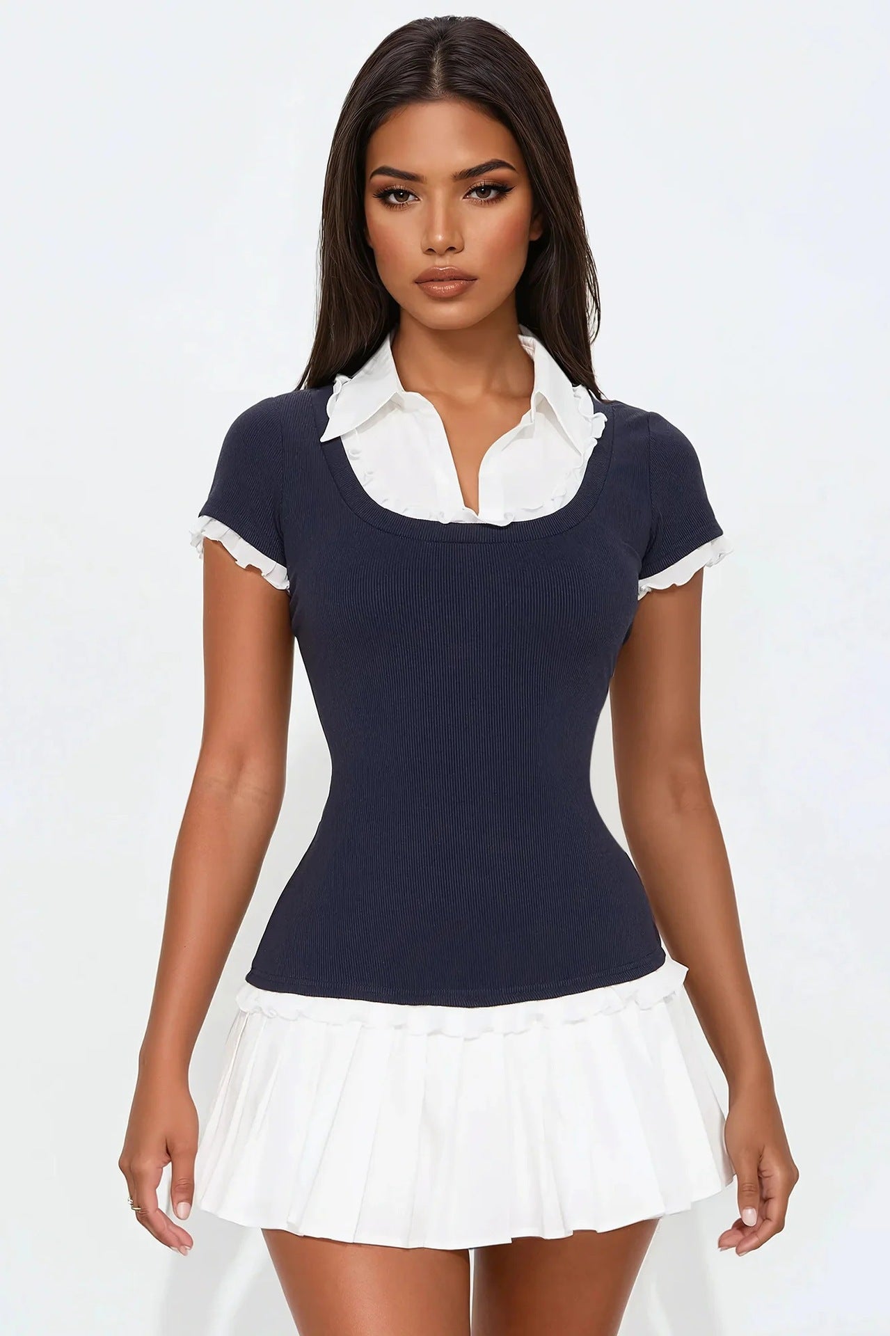 Rafaela - Vestido corto deportivo y moldeador