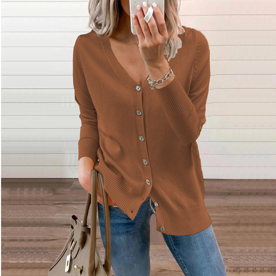 Alberte - Blusa de manga larga casual y moderna