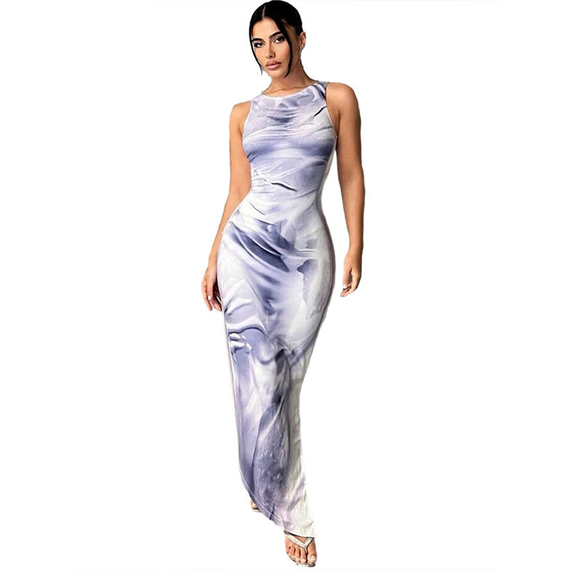 Jane - Schicke Satin elegante Midikleid