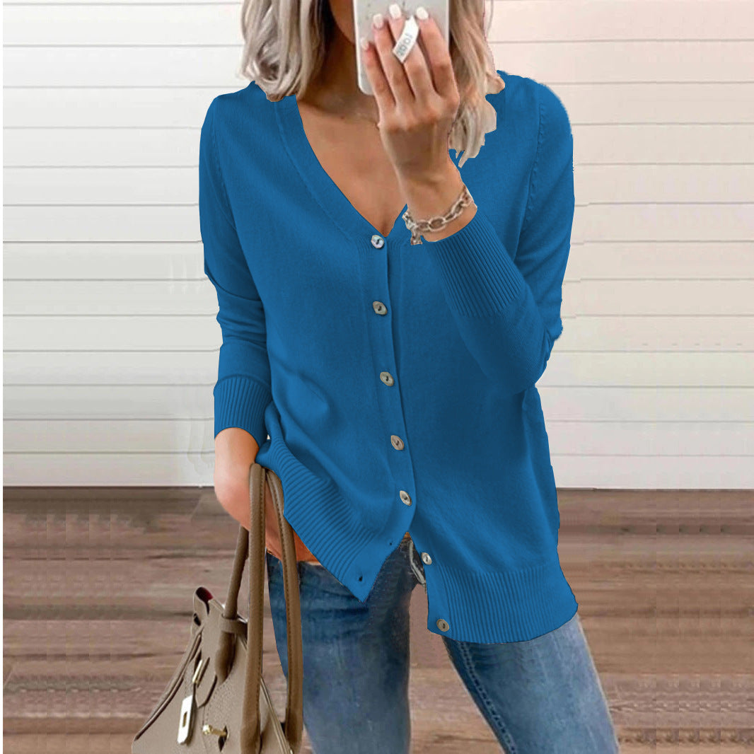 Alberte - Blusa de manga larga casual y moderna