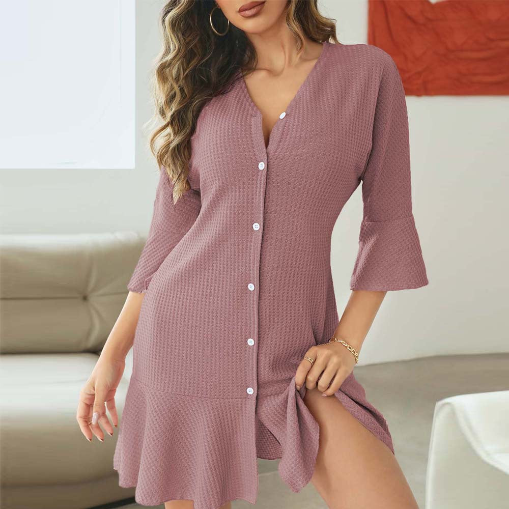 Brunhilde - Lässiges lockeres Kleid