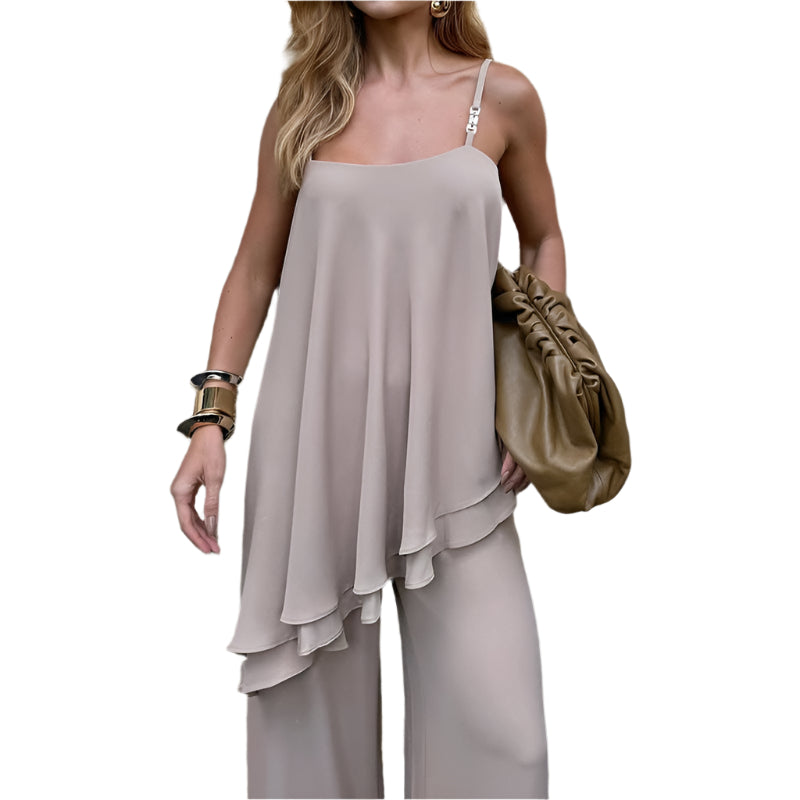 Carly - Mono voluminoso con detalles de volantes