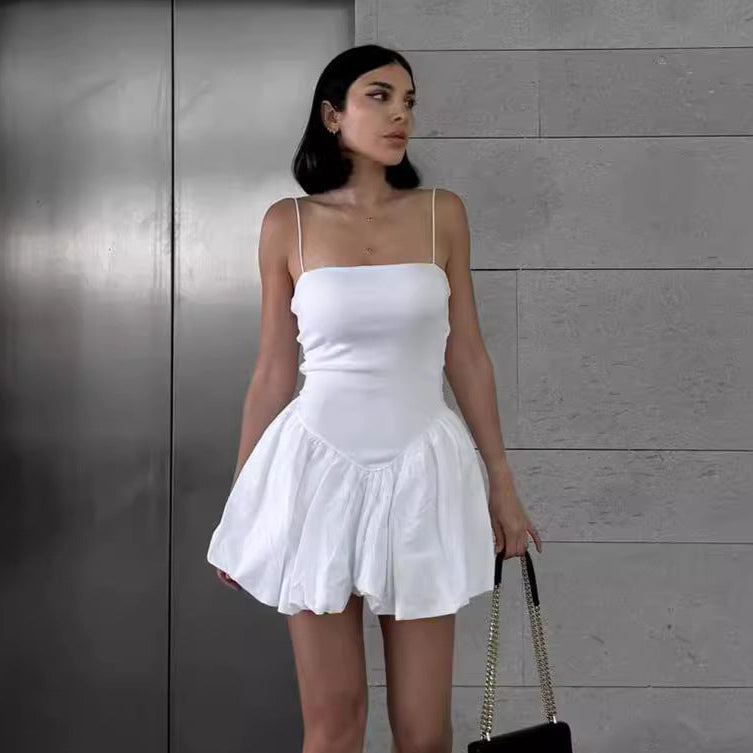 Nicole - Vestido corto voluminoso