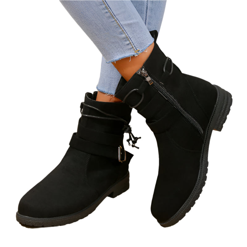 Katrine - Botas clásicas con tacón