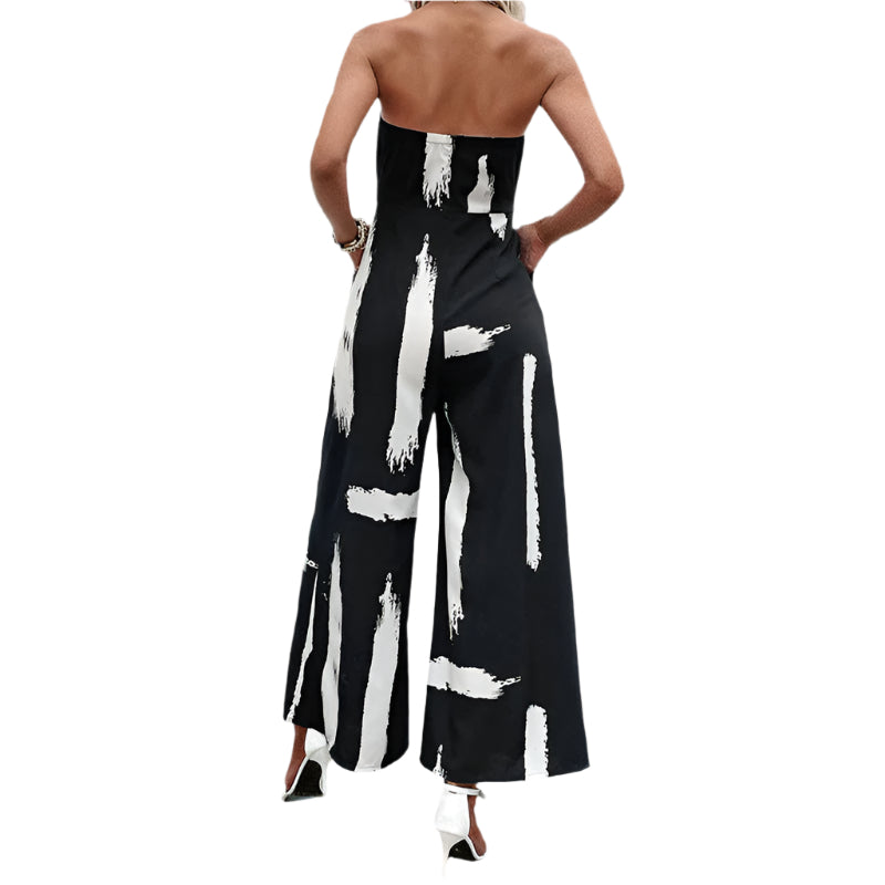 Cattleya - Mono sin hombros con pierna ancha