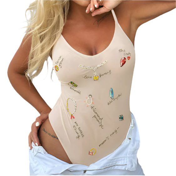 Elsa - Motivo creativo de joyería traje de baño