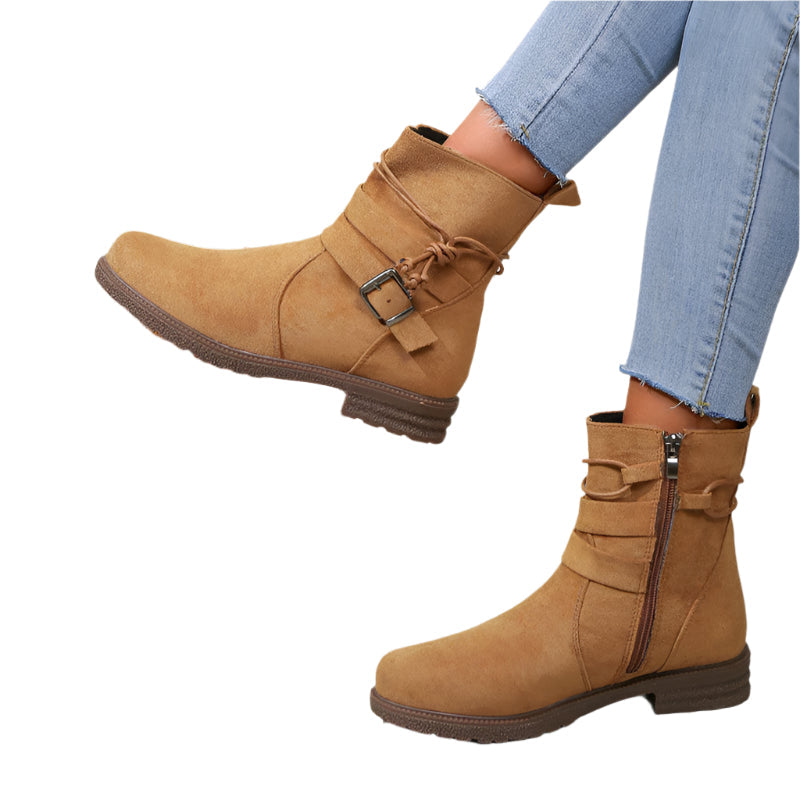 Katrine - Botas clásicas con tacón