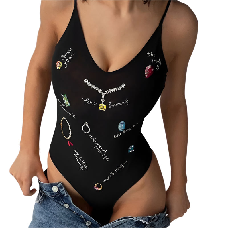 Elsa - Motivo creativo de joyería traje de baño