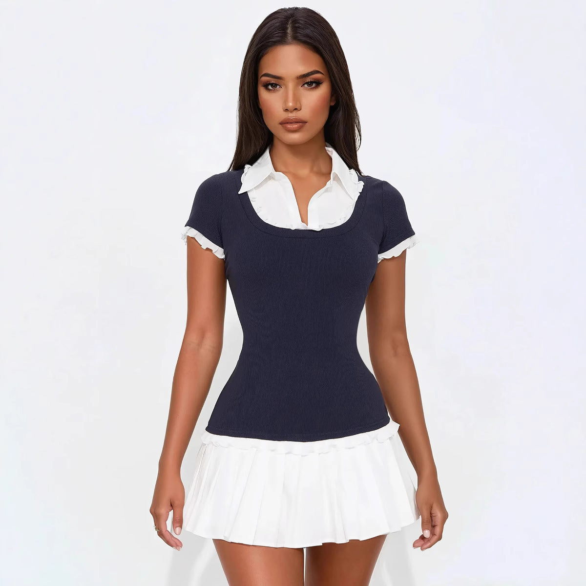 Rafaela - Vestido corto deportivo y moldeador