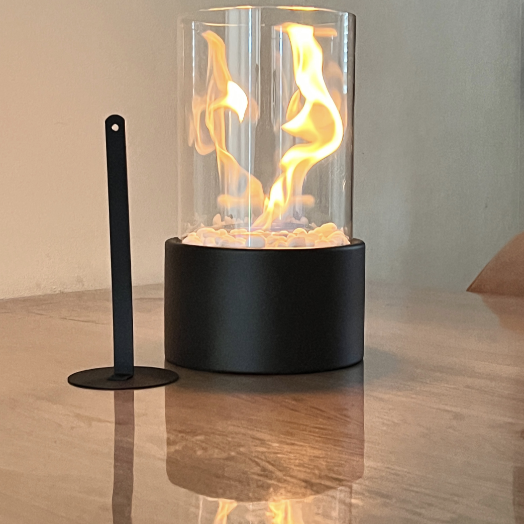 GlowFlame – Eleganter Tisch-Bioethanol-Kamin