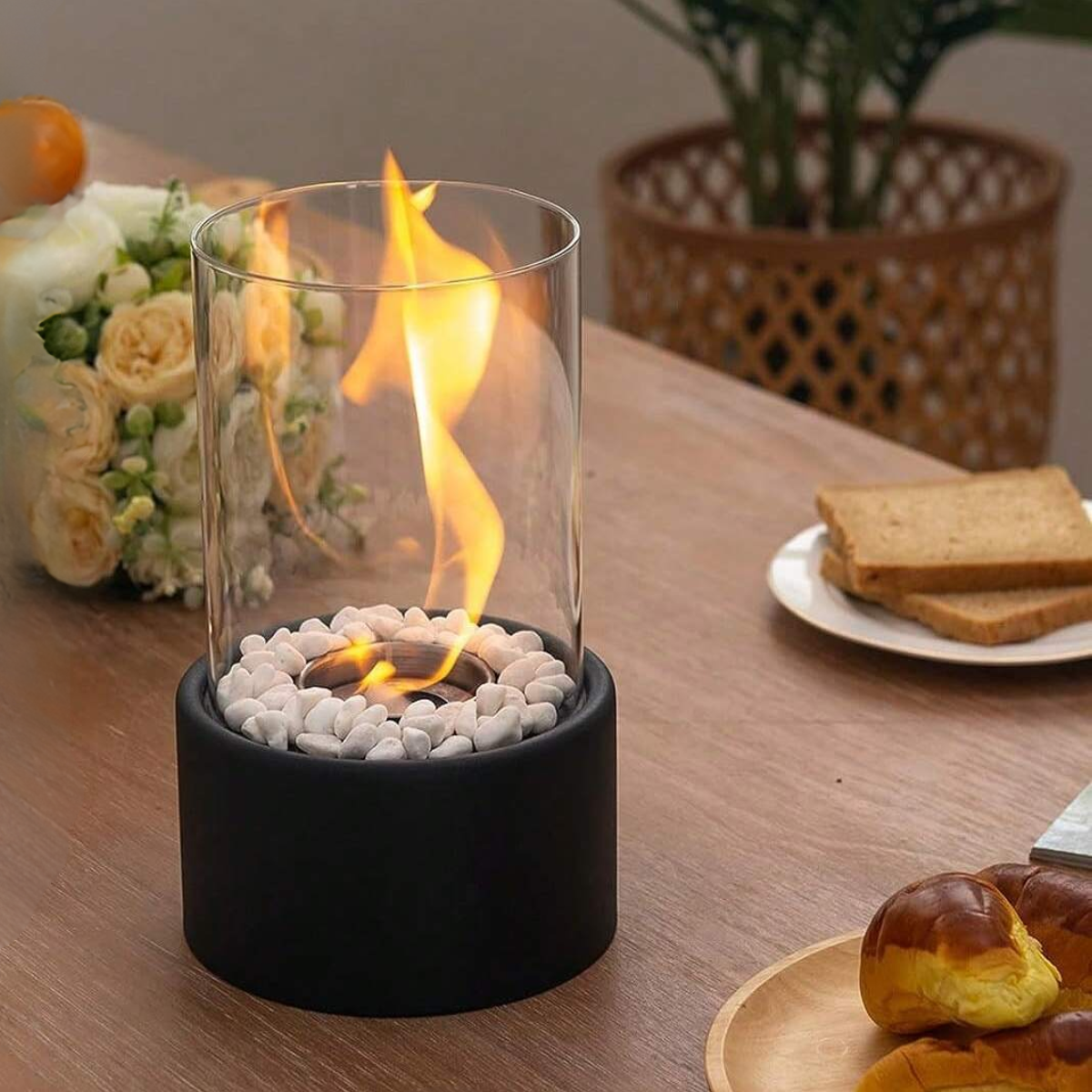 GlowFlame – Elegant Tisch-Bioethanol-Kamin