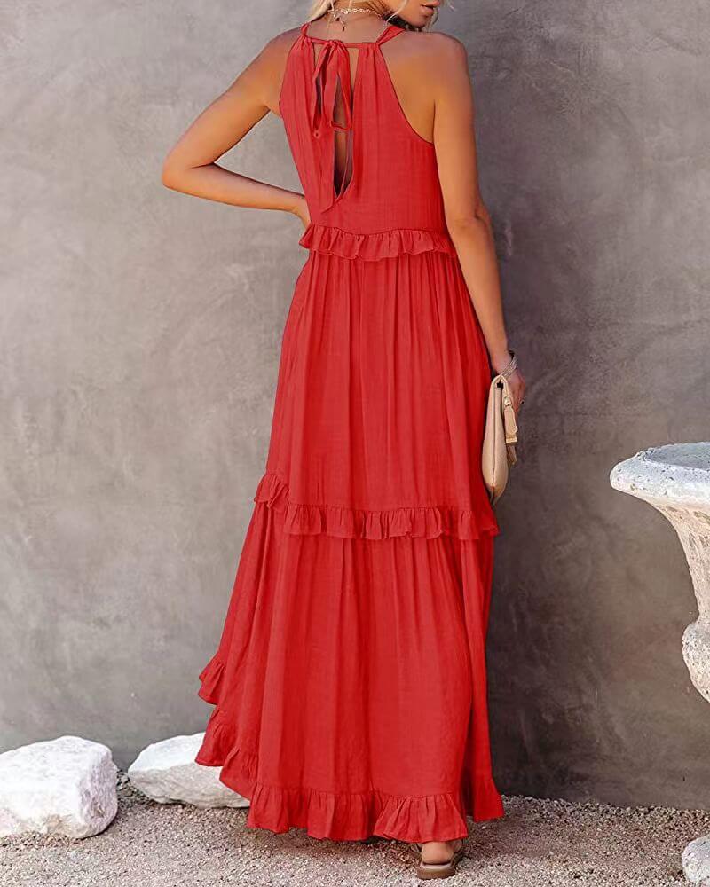 Celine - Vestido maxi de verano casual