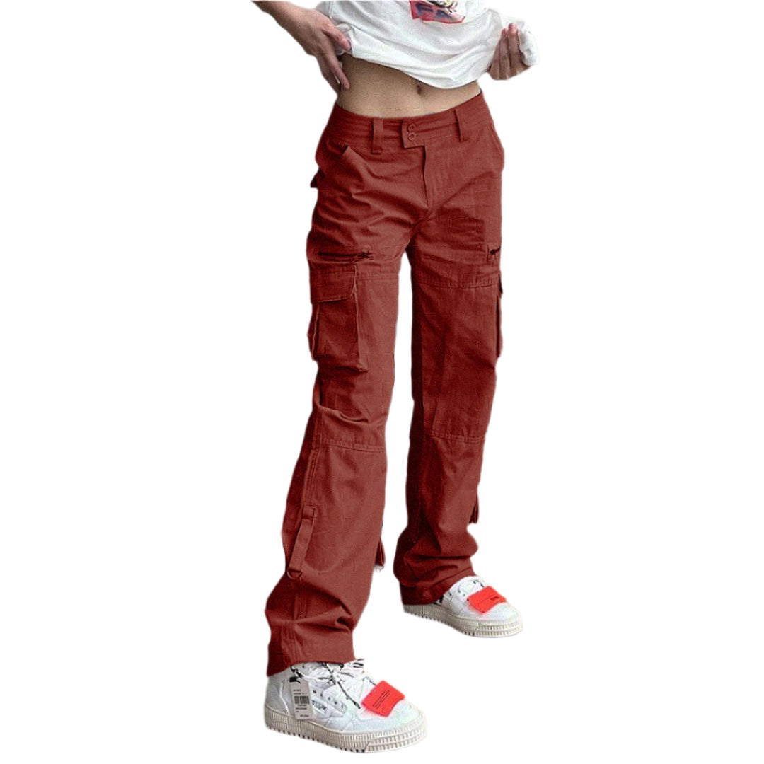 Penelope - Pantalons cargo à coupe ample