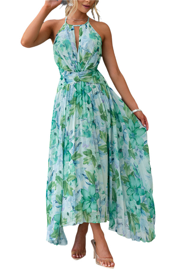Sylvie – Moderne Maxikleid mit Neckholder