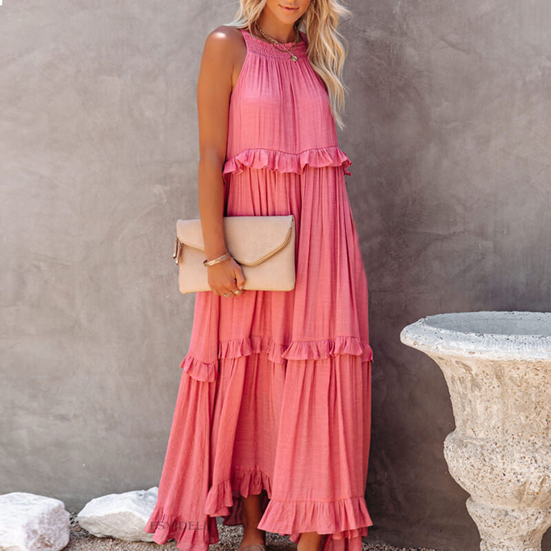 Celine - Vestido maxi de verano casual