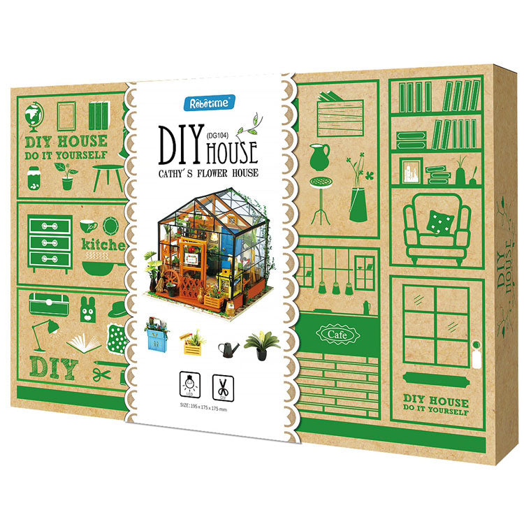 MiniVerde - Kit detallado para construir un mini invernadero en miniatura