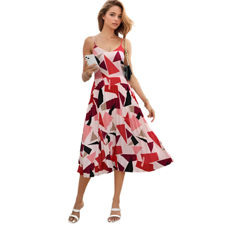 Agnes - Abstraktes Geometrisches Kleid