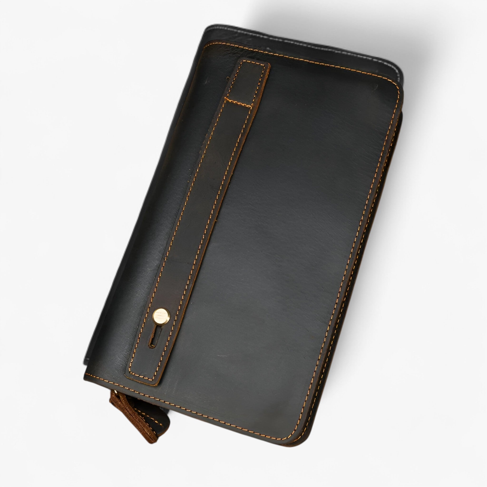 Luis - Lederbörse Damen mit Doppel-Reißverschluss