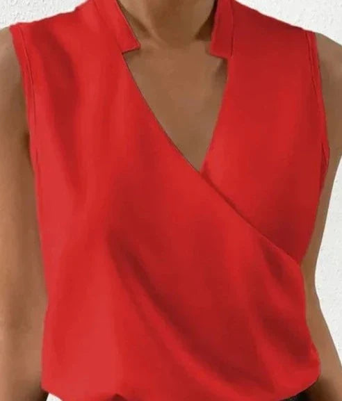 Rosalie – Top elegante y chic liso con estilo