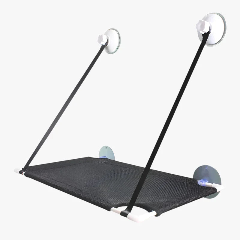 SunnyPaws - Fenster montiertes Katzenbett mit Saugnäpfen