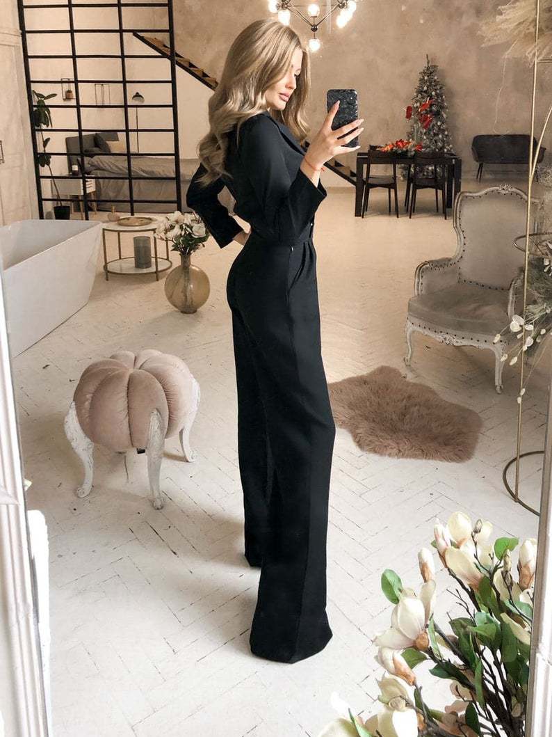 Heidi - Langärmeliger Jumpsuit