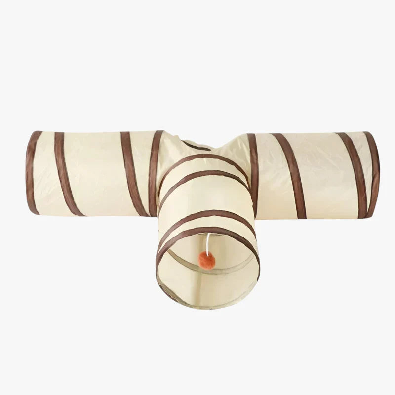 WhiskTrail – Zusammenklappbarer Katzentunnel mit mehreren Bahnen und Durchblicköffnungen