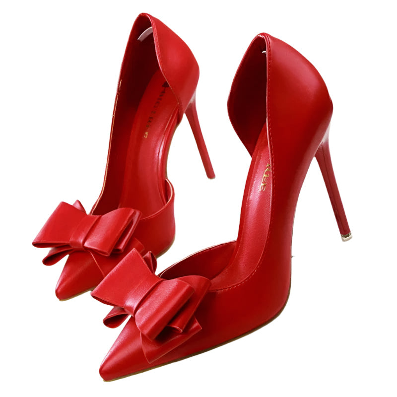 Nathalia – Elegantes tacones altos con lazo