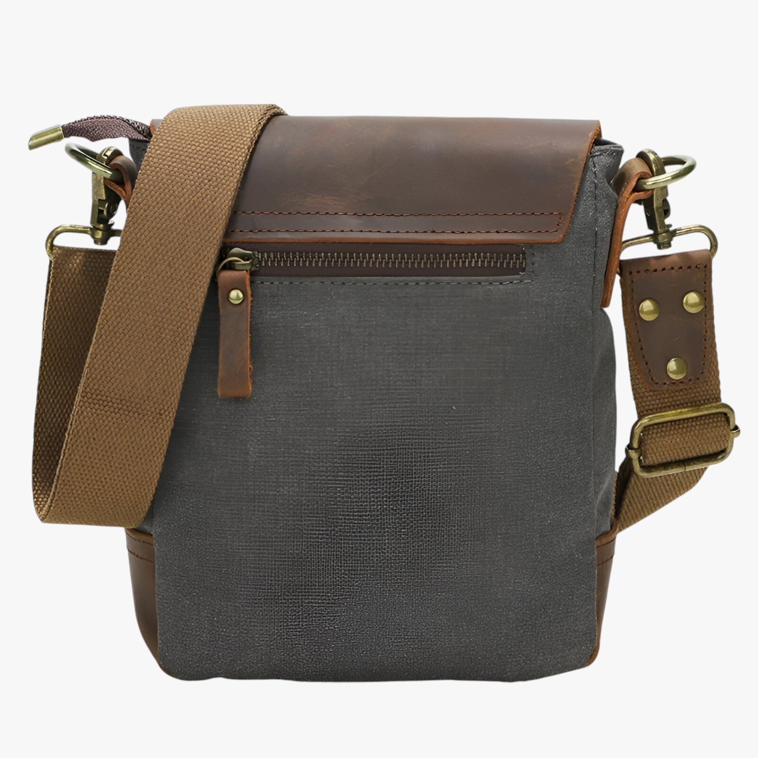 Anton - Klassische Schultertasche aus Canvas für vielseitige Verwendung
