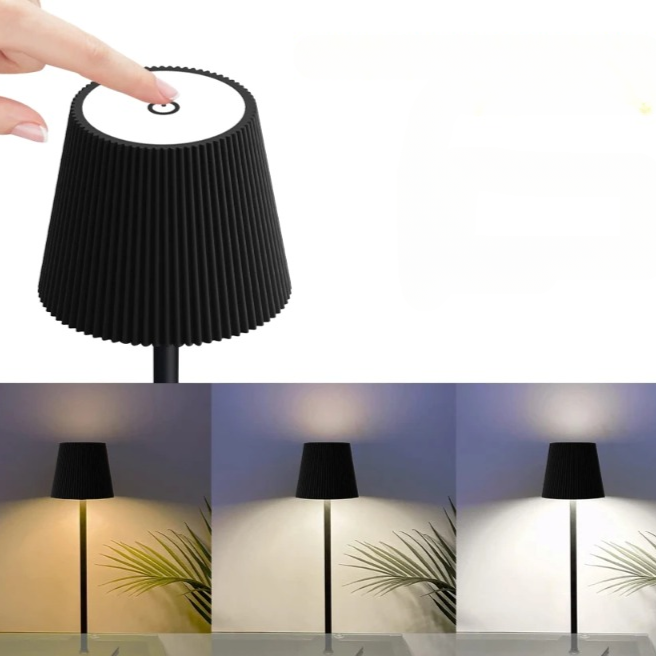 Klassische LED-Tischlampe mit Sensor