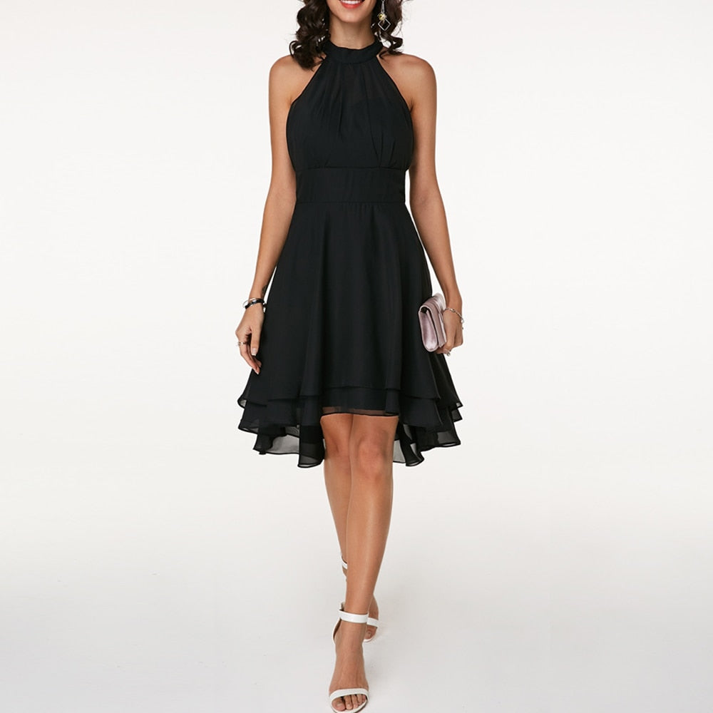 Alyssa - Kurzes schwingendes Kleid