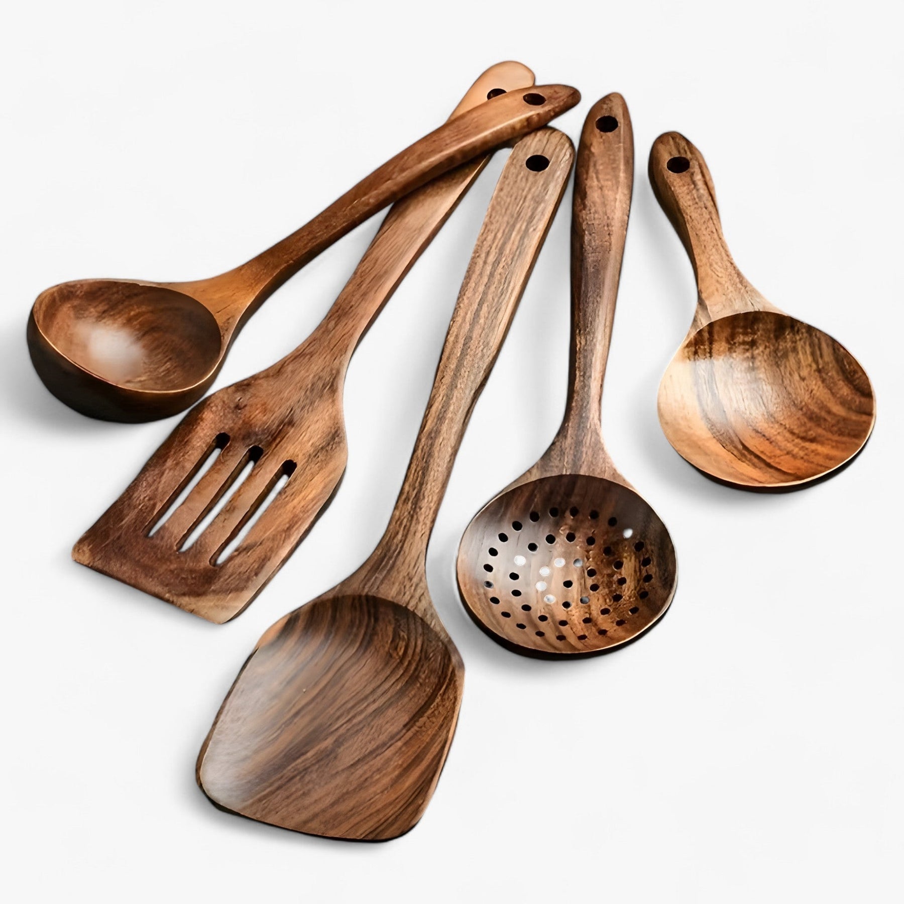Set de utensilios de cocina de 11 piezas de madera EcoWood