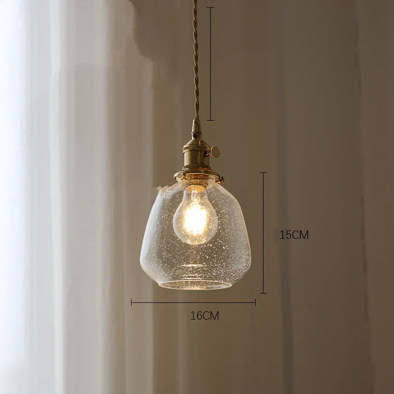 LumiElegance – Vintage Glas Pendelleuchte