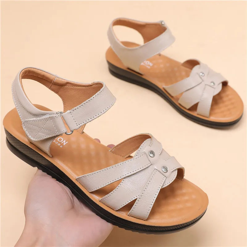 Tina Sommer Sandalen mit Niedrigem Absatz für Damen – Komfort und Stil