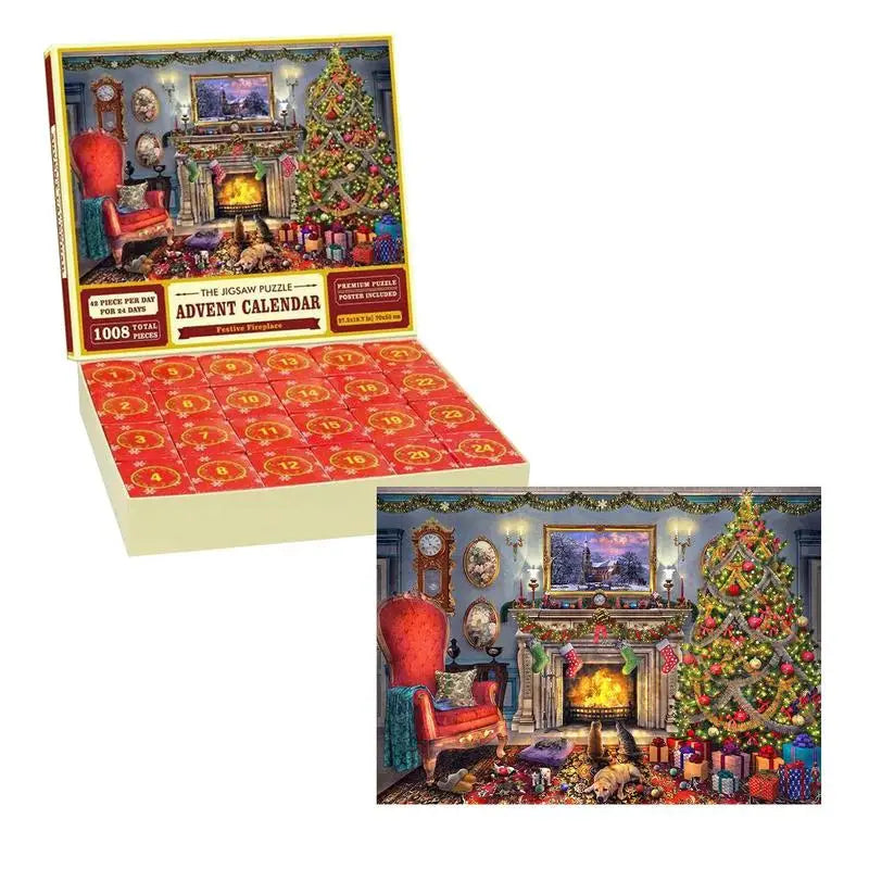 Adventskalender mit Puzzles zum Countdown bis Weihnachten
