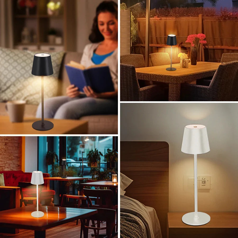 MoodyLamp - LED wiederaufladbare Mood Touch Beleuchtung Schreibtischlampe