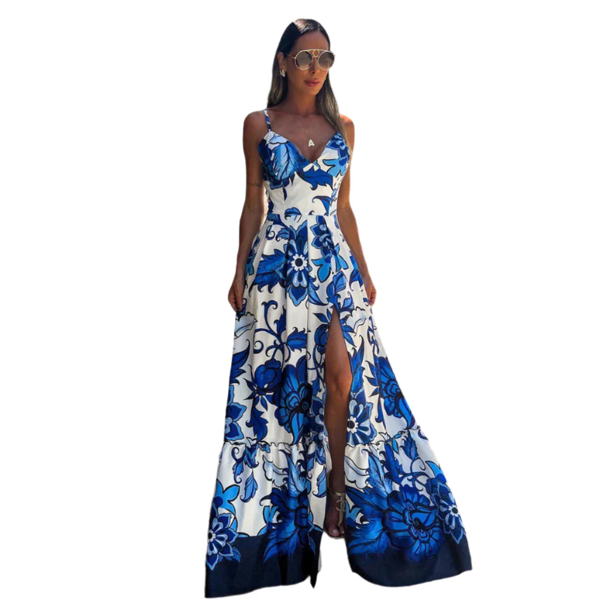 Eleanor - Lange A-Linien-Kleid